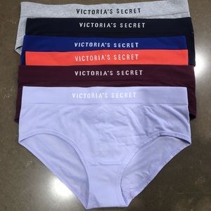 NWOT 6 Pair of Victoria Secret Hiphugger Hipster Underwear excellent size medium